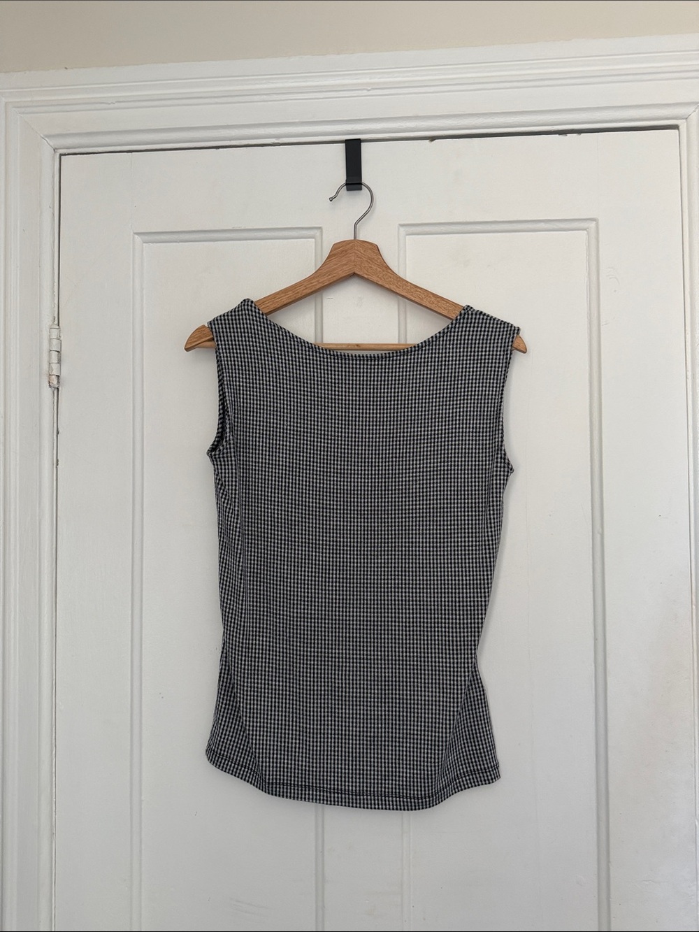 Madewell Houndstooth Tank with low back